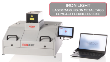 IRON LIGHT: Laser marking system for metal tags – precision that lasts