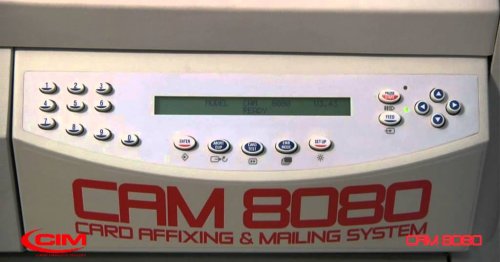 Card Matching, Affixing and Mailing System - CIM CAM 8080